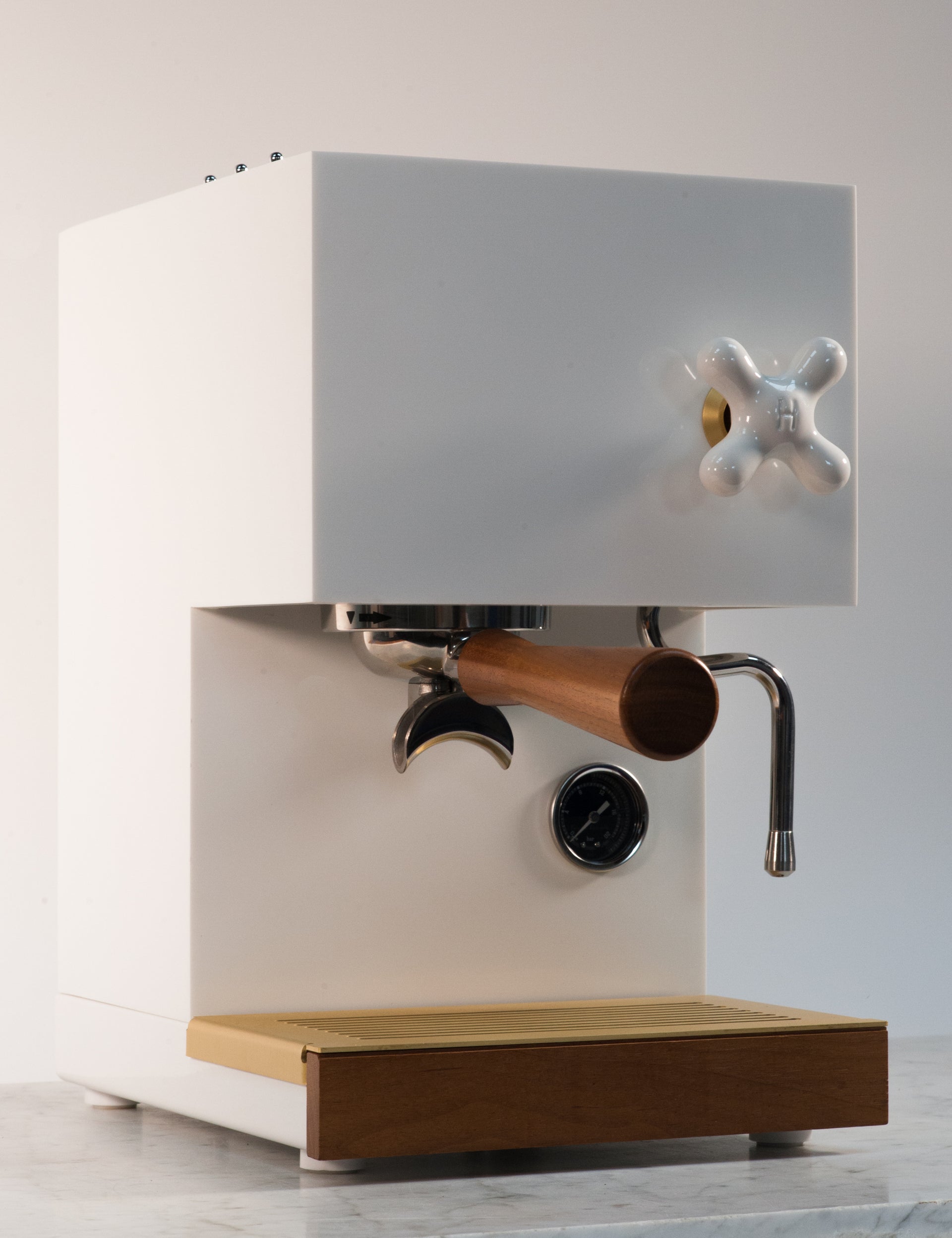 Anza White Espresso Machine